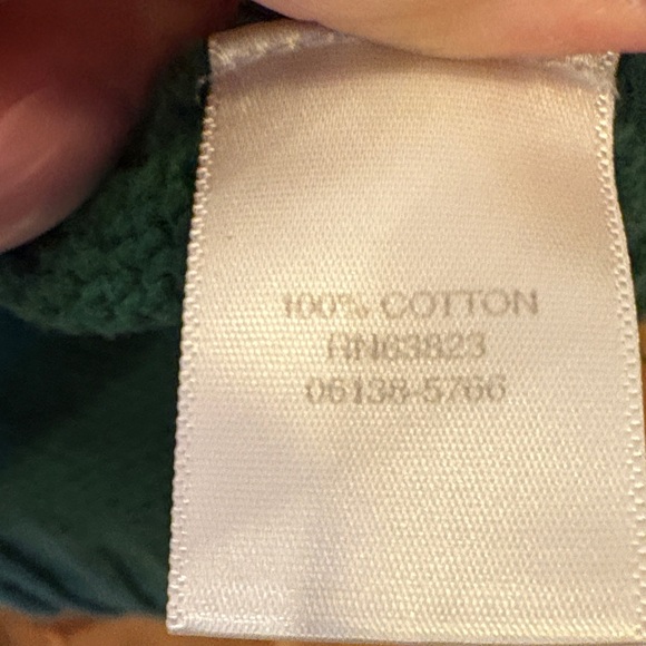 Christopher & Banks Emerald Green V-Neck Cable Knit Hoodie Sweater - Picture 10 of 11